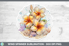 GorgeousFlowers 01 Beach Wind Spinner design.
