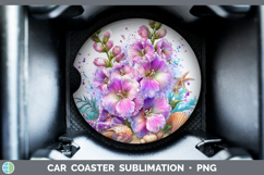 GorgeousFlowers 01 Beach Car Coaster design.