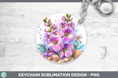 GorgeousFlowers 01 Beach Keychain design.