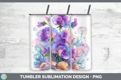 GorgeousFlowers 01 Beach Tumbler design.