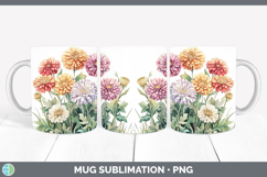 GorgeousFlowers 01 Mug Wrap design.