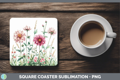 GorgeousFlowers 01 Square Coaster design.
