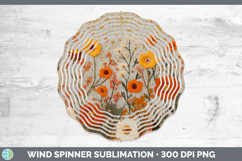 GorgeousFlowers 01 Embroider Wind Spinner design.