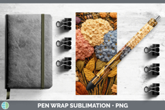 GorgeousFlowers 01 Embroider Pen Wrap design.