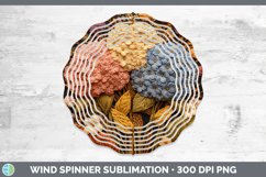 GorgeousFlowers 01 Embroider Wind Spinner design.