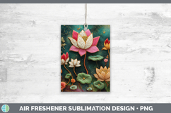 GorgeousFlowers 01 Embroider Air Freshener design.