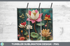 GorgeousFlowers 01 Embroider Tumbler design.