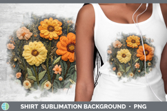 GorgeousFlowers 01 Embroider Shirt design.