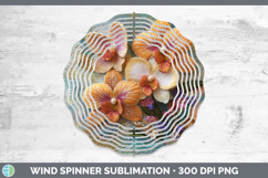 GorgeousFlowers 01 Embroider Wind Spinner design.