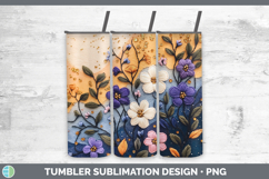 GorgeousFlowers 01 Embroider Tumbler design.