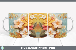GorgeousFlowers 01 Embroider Mug Wrap design.
