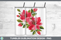 GorgeousFlowers 01 Embroidery Tumbler design.
