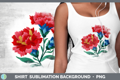 GorgeousFlowers 01 Embroidery Shirt design.