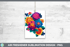 GorgeousFlowers 01 Embroidery Air Freshener design.