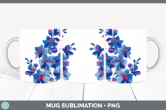 GorgeousFlowers 01 Embroidery Mug Wrap design.