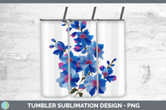 GorgeousFlowers 01 Embroidery Tumbler design.