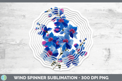 GorgeousFlowers 01 Embroidery Wind Spinner design.