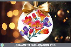 GorgeousFlowers 01 Embroidery Ornament design.