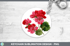 GorgeousFlowers 01 Embroidery Keychain design.