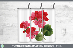 GorgeousFlowers 01 Embroidery Tumbler design.