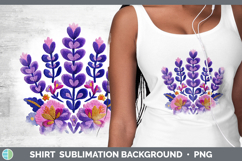 GorgeousFlowers 01 Embroidery Shirt design.