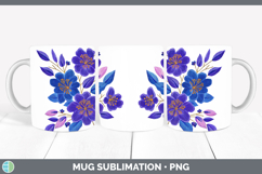 GorgeousFlowers 01 Embroidery Mug Wrap design.