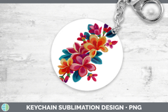 GorgeousFlowers 01 Embroidery Keychain design.