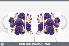 GorgeousFlowers 01 Embroidery Mug Wrap design.