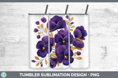 GorgeousFlowers 01 Embroidery Tumbler design.