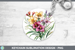 GorgeousFlowers 01 Keychain design.