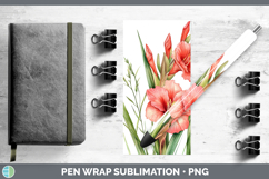 GorgeousFlowers 01 Pen Wrap design.