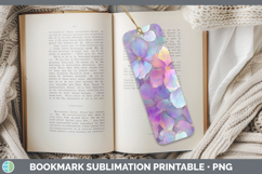 GorgeousFlowers 01 Holographic Bookmark design.