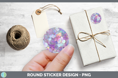 GorgeousFlowers 01 Holographic Stickers design.