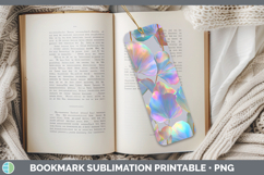 GorgeousFlowers 01 Holographic Bookmark design.