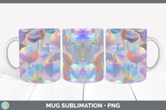 GorgeousFlowers 01 Holographic Mug Wrap design.