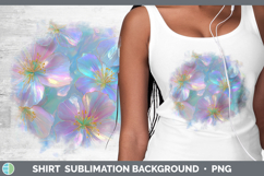 GorgeousFlowers 01 Holographic Shirt design.