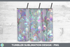 GorgeousFlowers 01 Holographic Tumbler design.
