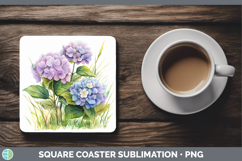 GorgeousFlowers 01 Square Coaster design.