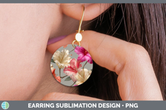 GorgeousFlowers 01 Pretty Round Earrings design.