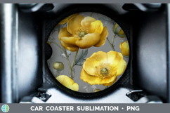 GorgeousFlowers 01 Pretty Car Coaster design.