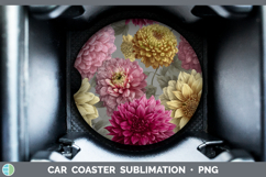 GorgeousFlowers 01 Pretty Car Coaster design.