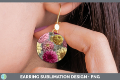 GorgeousFlowers 01 Pretty Round Earrings design.