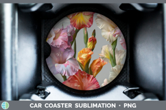 GorgeousFlowers 01 Pretty Car Coaster design.