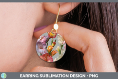 GorgeousFlowers 01 Pretty Round Earrings design.