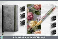 GorgeousFlowers 01 Pretty Pen Wrap design.