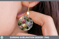 GorgeousFlowers 01 Pretty Round Earrings design.