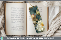 GorgeousFlowers 01 Pretty Bookmark design.