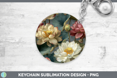 GorgeousFlowers 01 Pretty Keychain design.