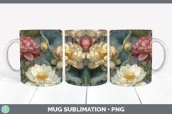 GorgeousFlowers 01 Pretty Mug Wrap design.