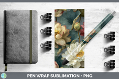 GorgeousFlowers 01 Pretty Pen Wrap design.